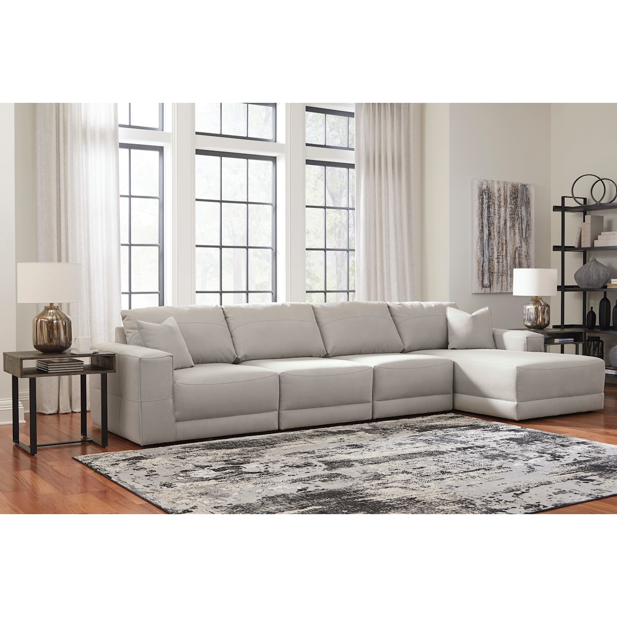 Benchcraft Next-Gen Gaucho 4-Piece Sectional Sofa with Chaise