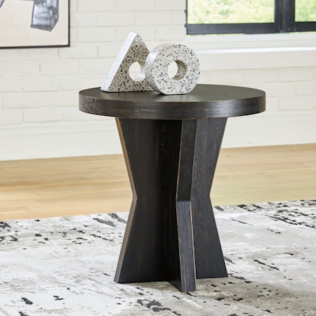 Round End Table