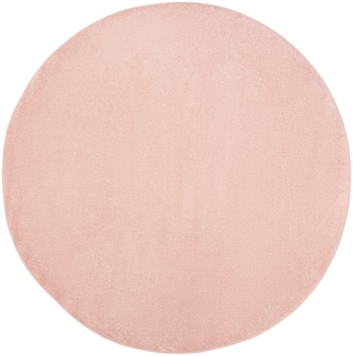 8'  Pink Round Rug