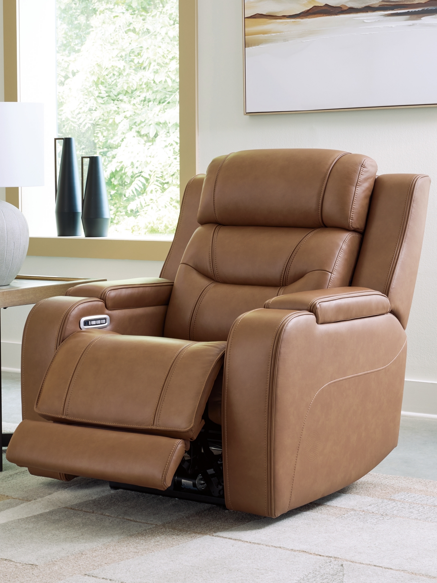 Signature Design by Ashley Knightington Power Recliner W/Audio Seating