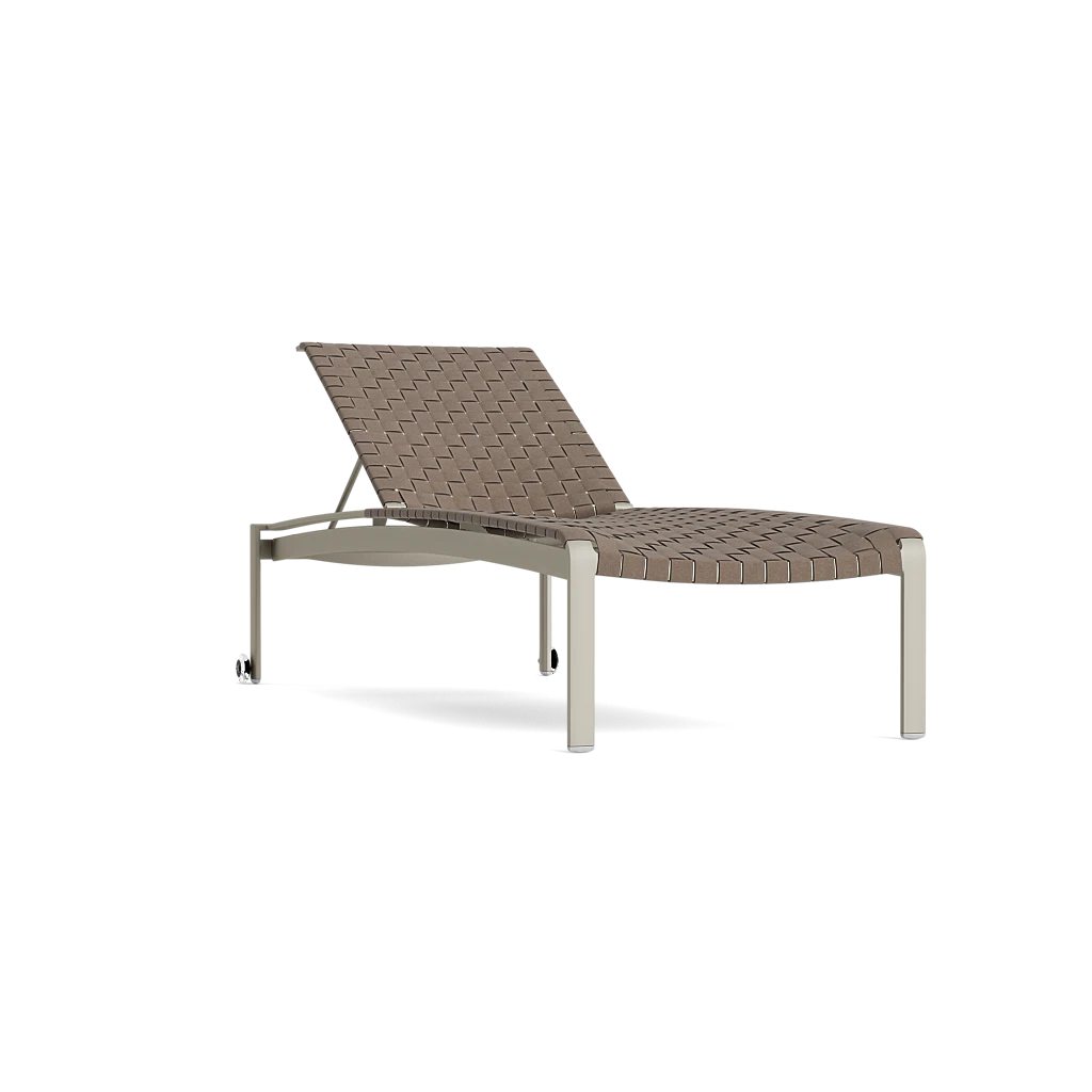 Casual Stacking Adj. Strap Chaise Lounge