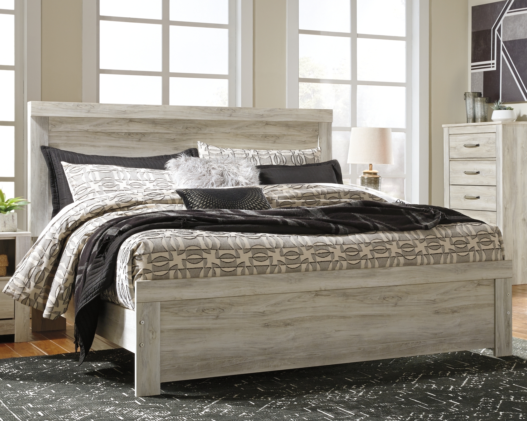 King Panel Bed