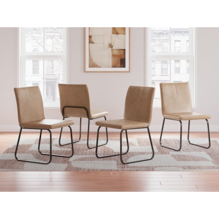 Dining Uph Side Chair (4/cn)