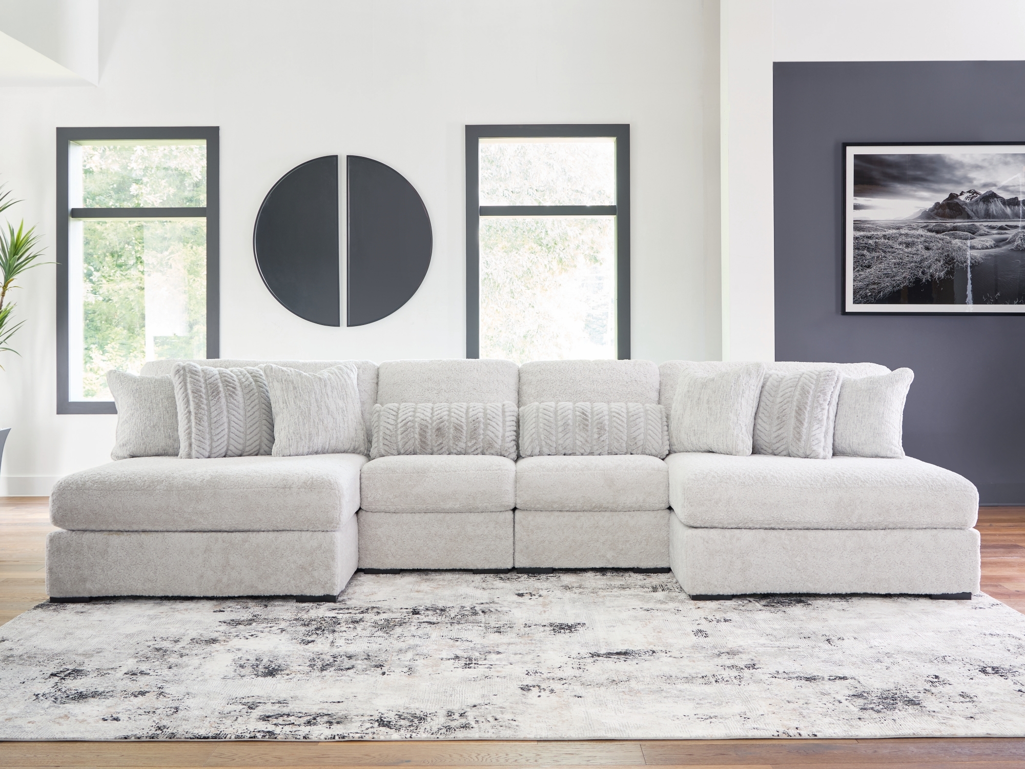 Signature Design by Ashley Snodoodle 4-Piece Sectional With Chaise