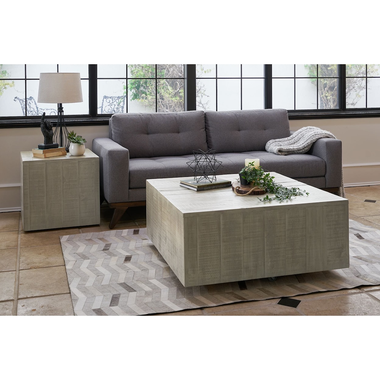 Elements Goodman Square End Table