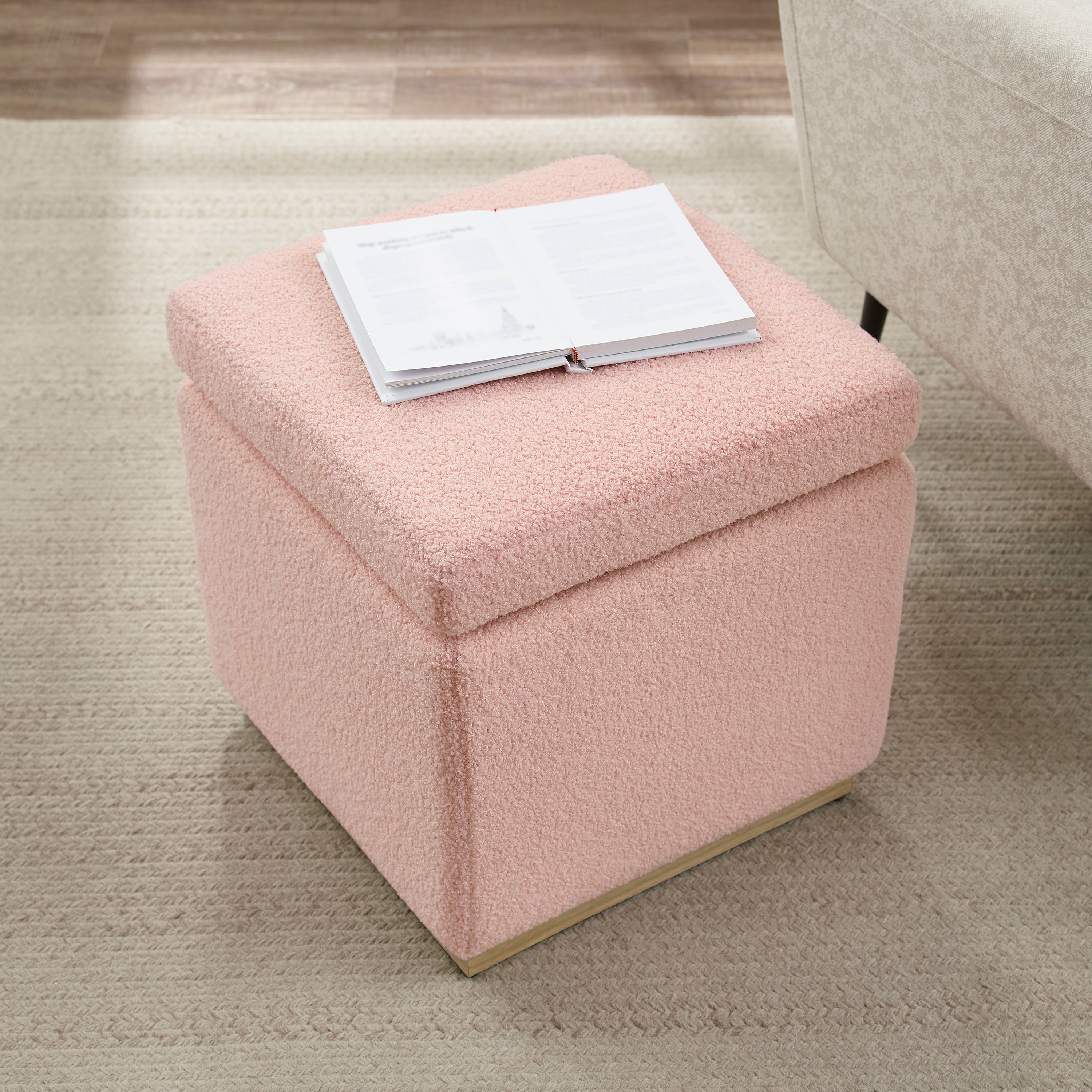 Square Storage Ottoman
