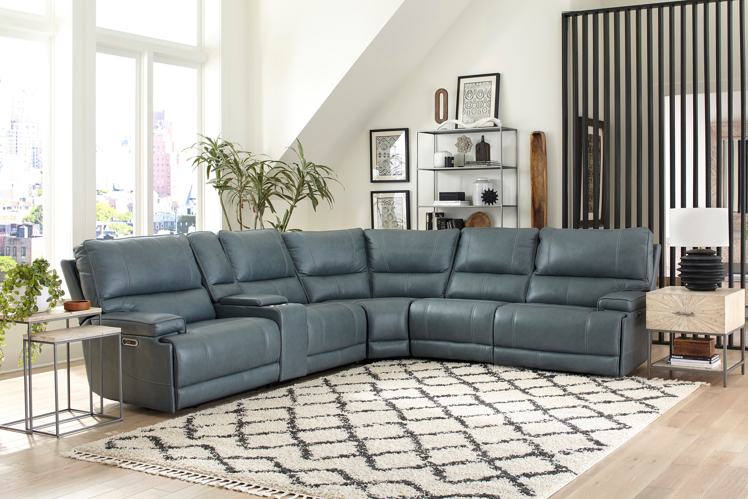 6-Piece Power Reclining Sectional Sofa