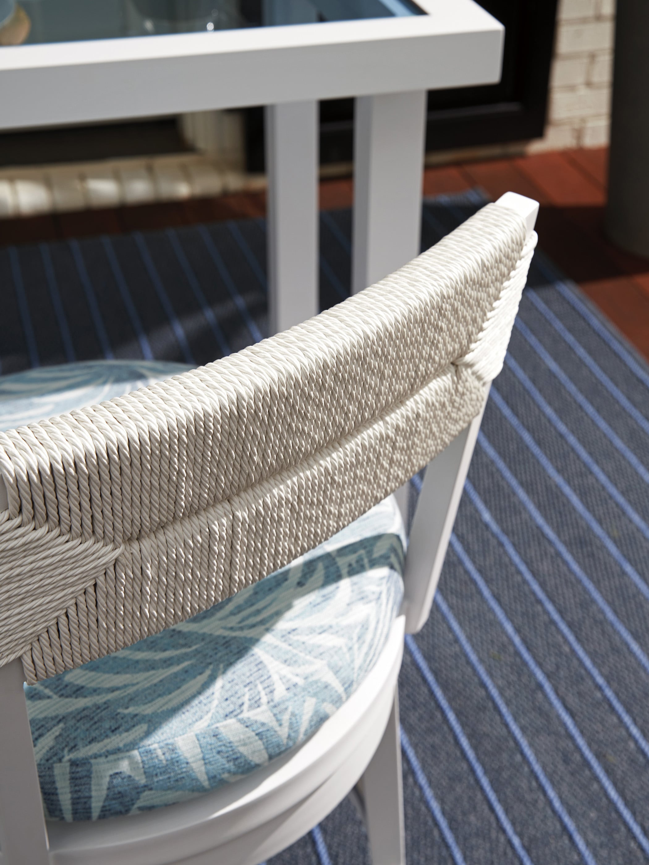 Tommy Bahama Outdoor Living Ocean Breeze Promenade Outdoor Swivel Counter-Height Stool