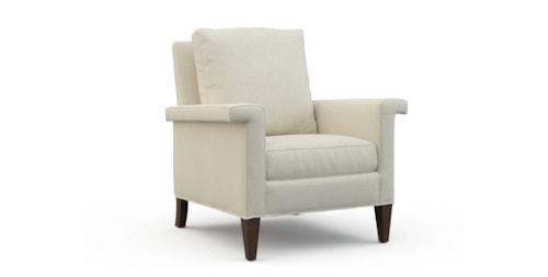 Transitional Chair with Key Arm