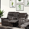 New Classic Furniture Quade Powered Leather Loveseat