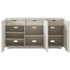 Theodore Alexander Breeze Pine Wire-Brushed Credenza