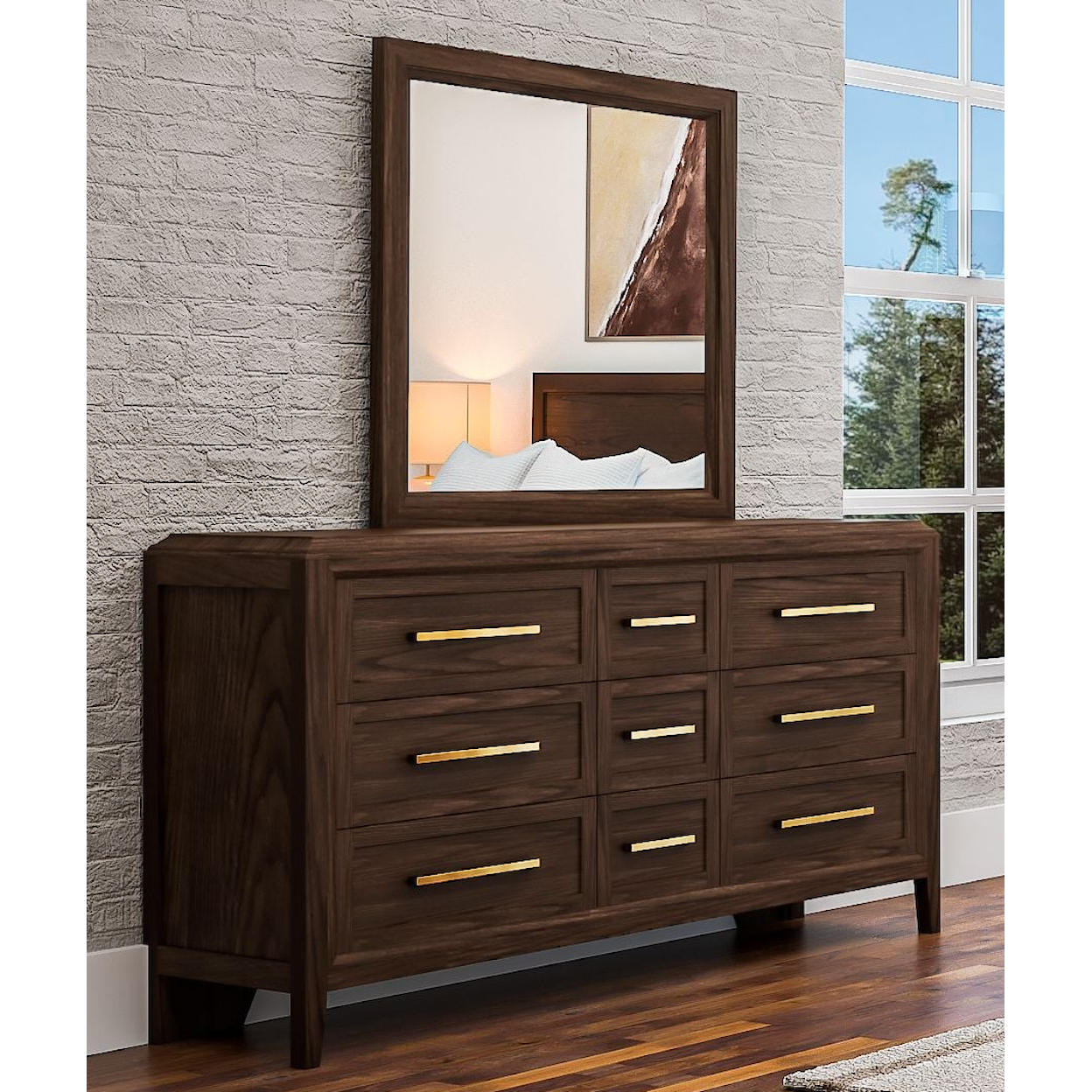 AAmerica Bryson 9-Drawer Dresser