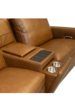 Flexsteel Aria Casual 4-Piece Power Reclining Sofa with Console