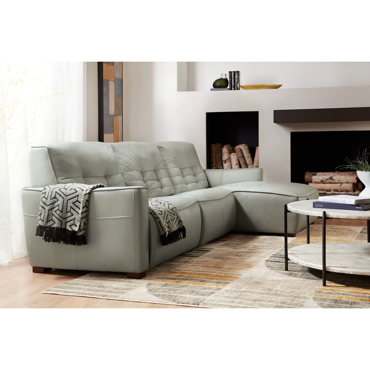 Hooker Furniture MS Power Reclining Chaise Sofa