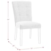 Elements International Lexi Tufted Upholstered Chair