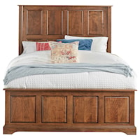 Customizable Solid Wood Queen-Size Bed