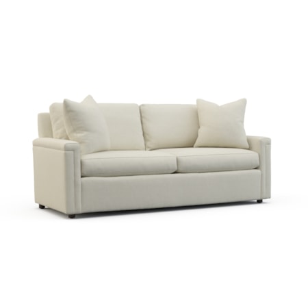 83" Two-Cushion Sofa w/Key Arms