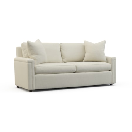 83" Two-Cushion Sofa w/Key Arms