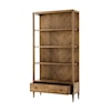 Theodore Alexander Nova Open Bookcase with Drawer