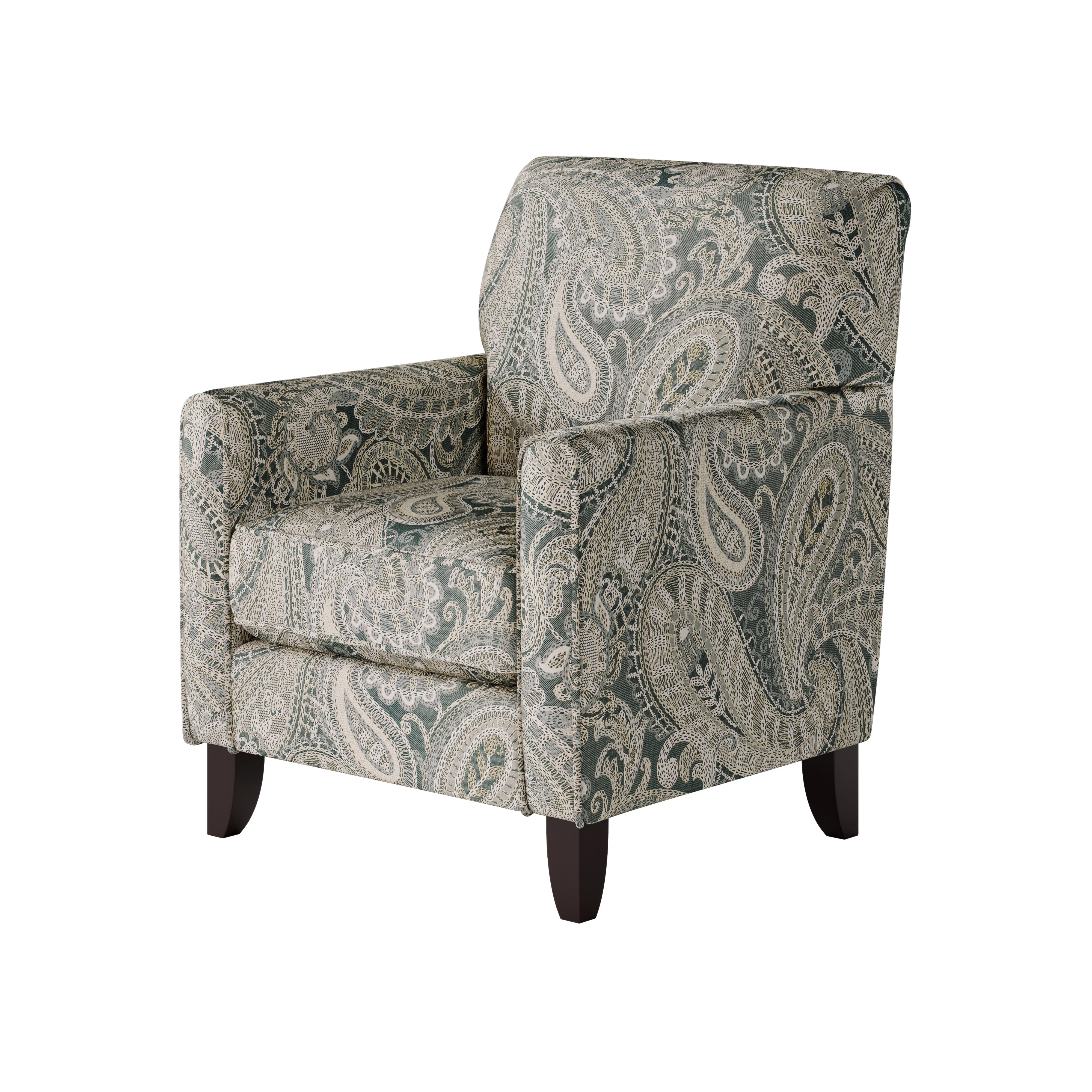 Fusion Furniture Grab A Seat 702-c Capernicus Cobblestone Accent Chair 