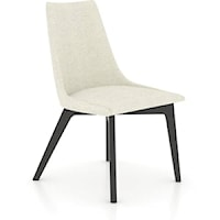 Mid-Century Modern Upholstered Fixed Chair