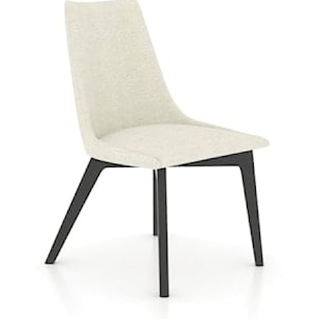 Mid-Century Modern Upholstered Fixed Chair