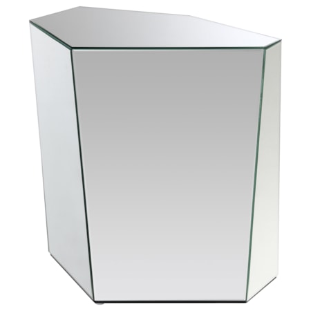 Abstract Geometric End Table