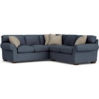 Transitional 2-Piece Sectional Sofa