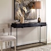 Uttermost Accent Furniture - Occasional Tables Telone Modern Black Console Table