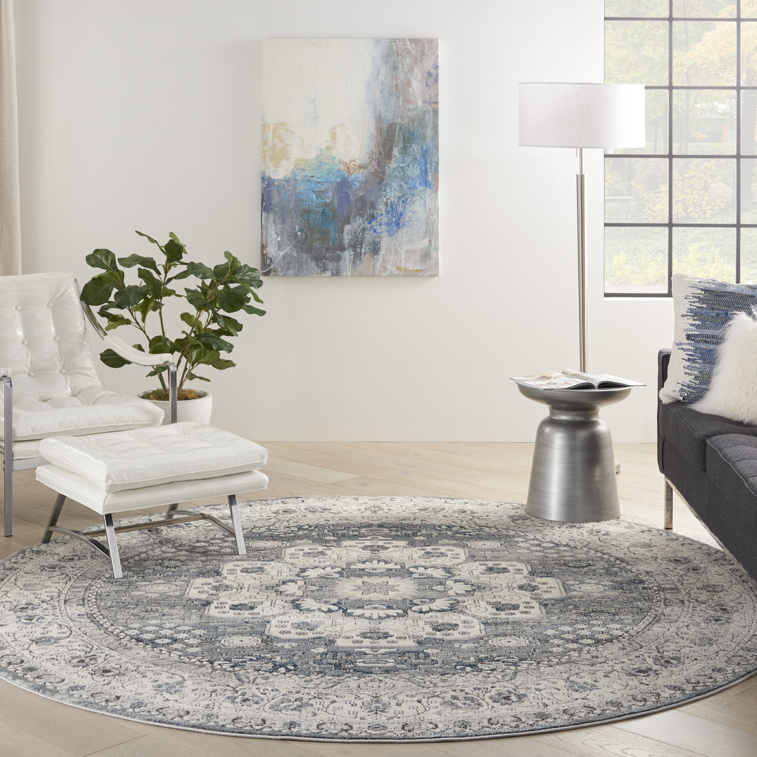 Nourison Quarry 7'10" Round  Rug