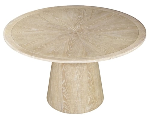 Contemporary Dining Table with Pedestal Base