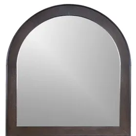 Transitional Wood Framed Mirror