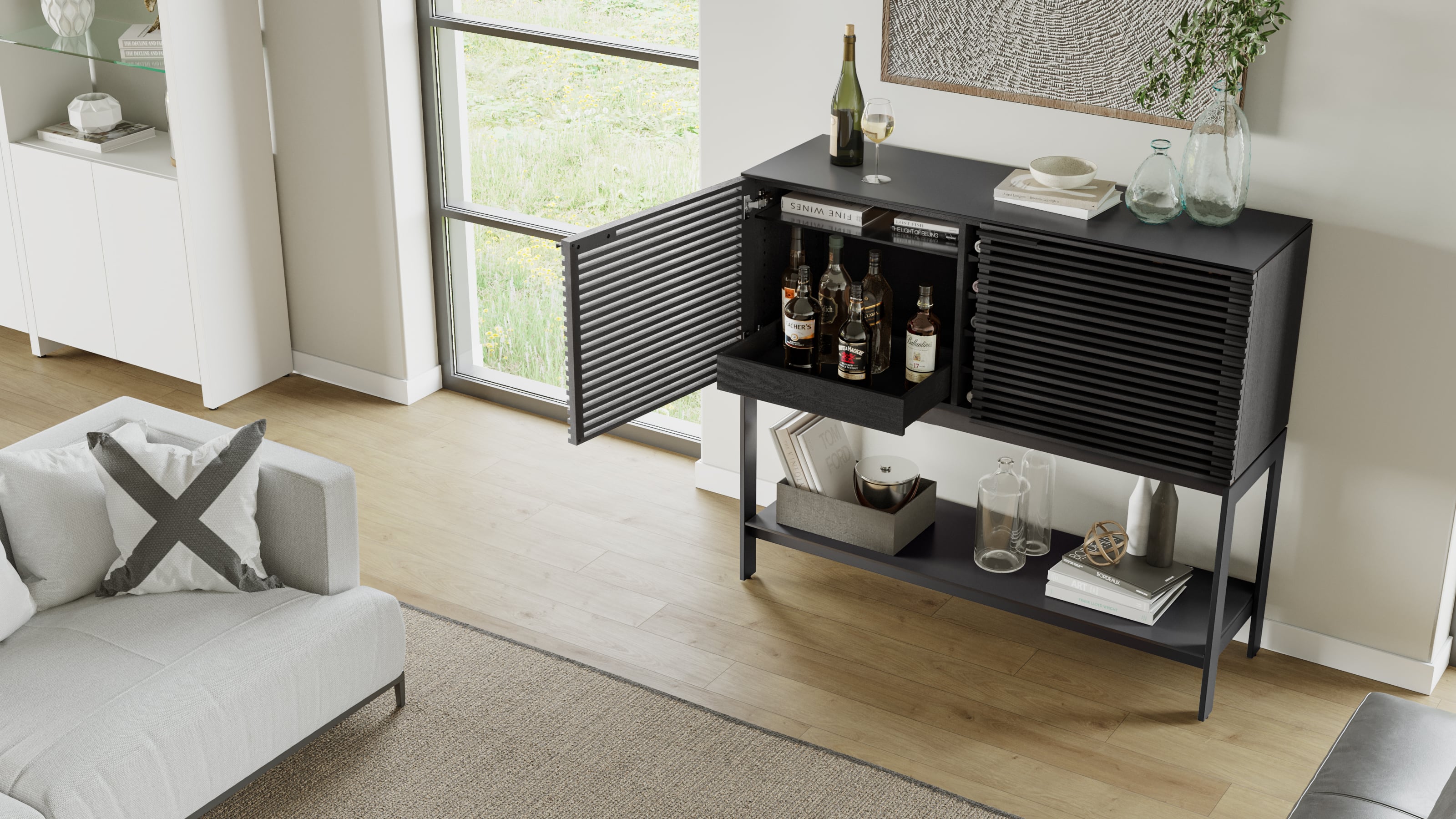 BDI Corridor Bar Cabinet