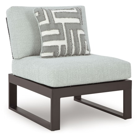 Armless Chair W/ Cushion