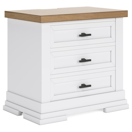 3-Drawer Nightstand