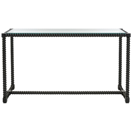 Twisted Console Table - Black