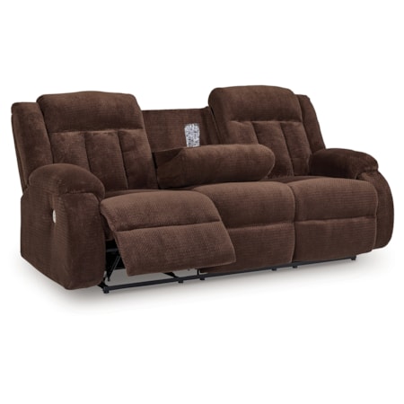 Rec Pwr Sofa W/ Drop Down Table