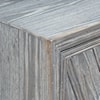Accentrics Home Accents Weathered Grey Wash Transitional Bar Cabinet