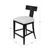 Uttermost Idris Idris Modern Wood Counter Stool