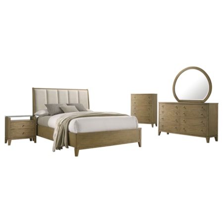 Granada 5-piece Queen Bedroom Set Pine