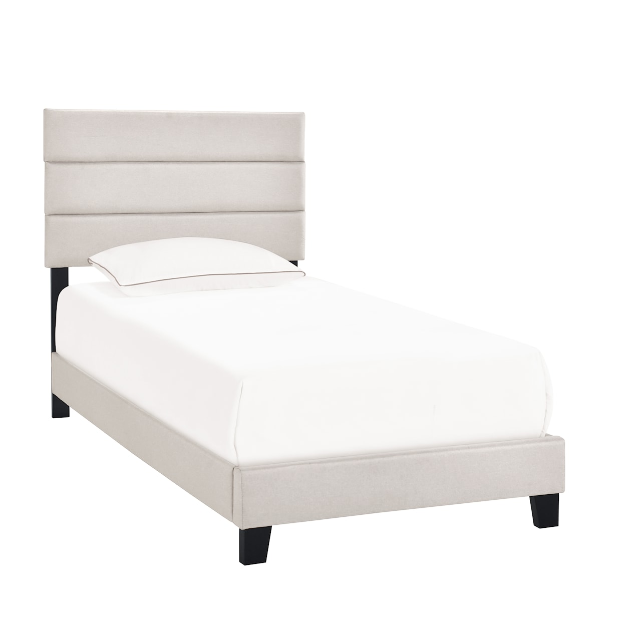 Accentrics Home Fashion Beds Twin Upholstered Bed