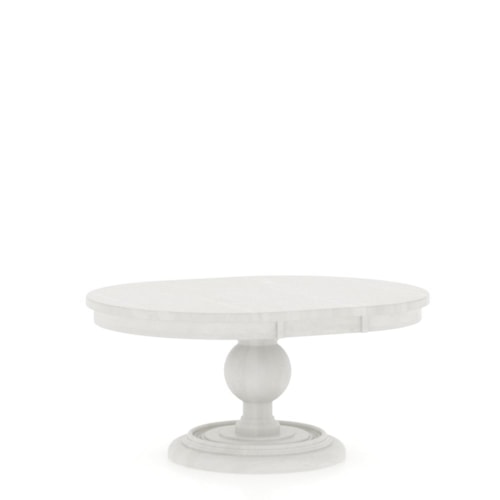 Traditional Customizable Round Dining Table with Leaf