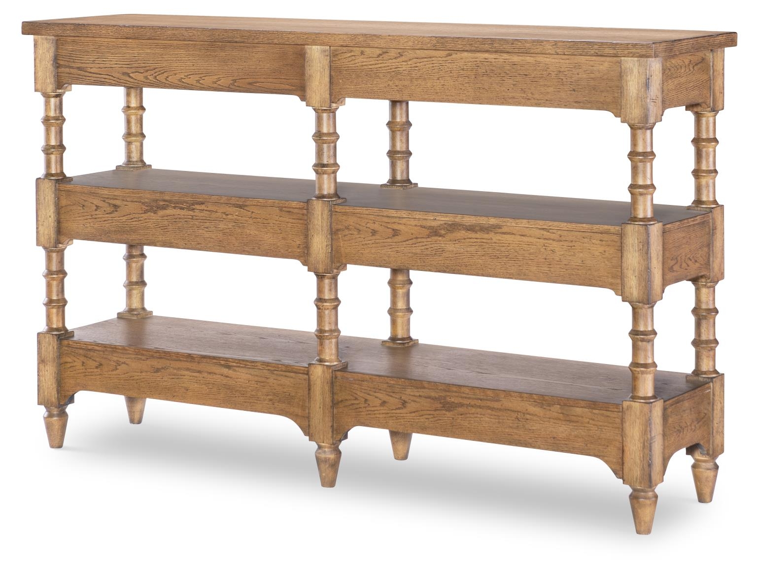Legacy Classic Vintage Market Turned Leg Console Storage Table