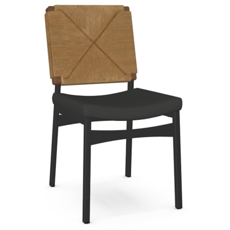 Woven Back Dining Chair