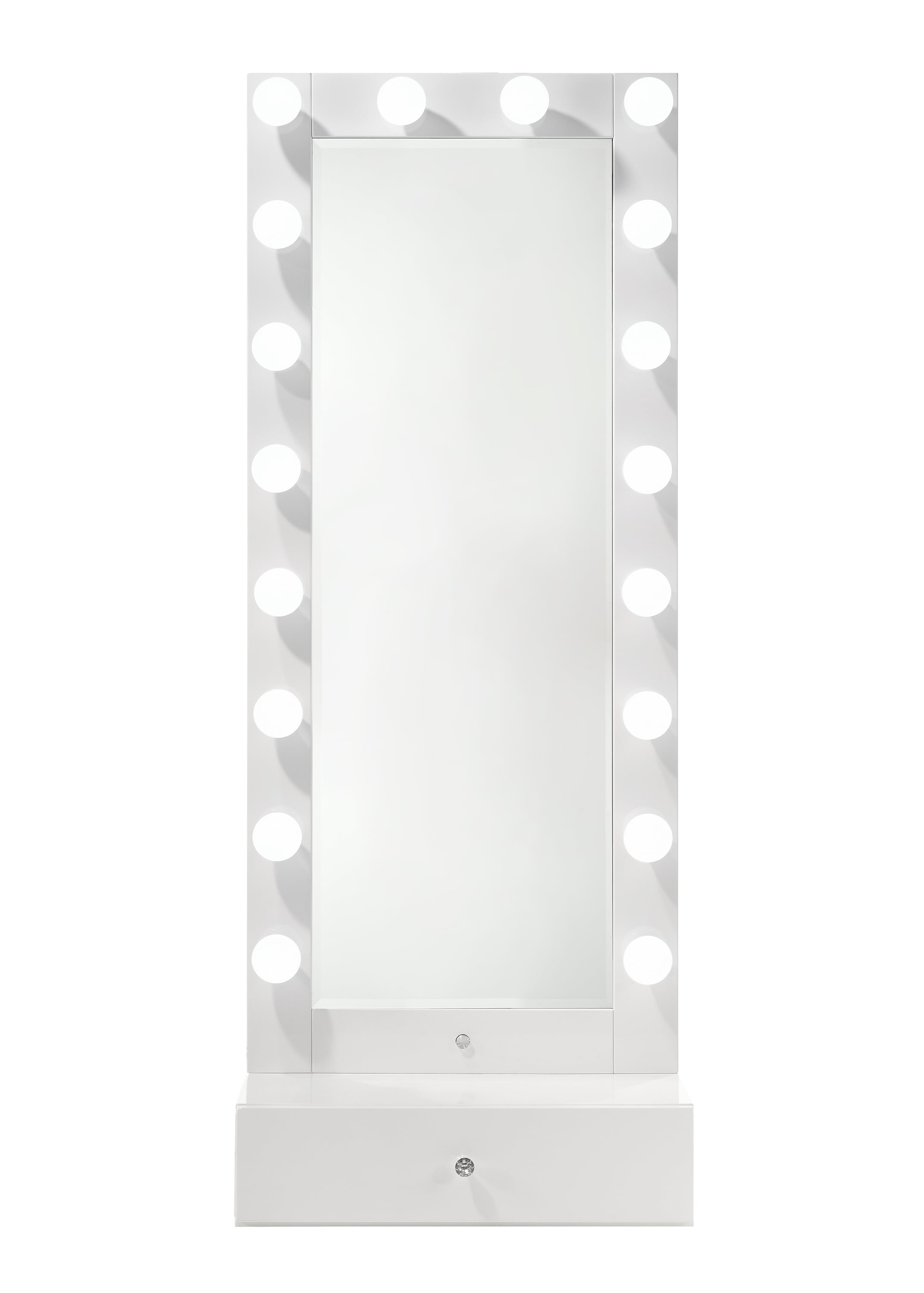 Tall Lighted Mirror