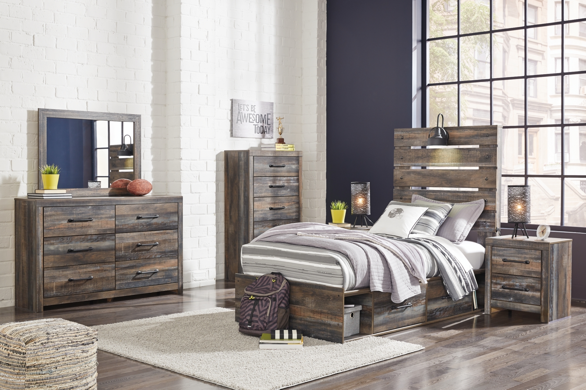 Signature Design by Ashley Drystan Twin Bedroom Set