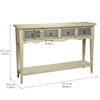 Accentrics Home Accents Two Tone Distressed Console Table