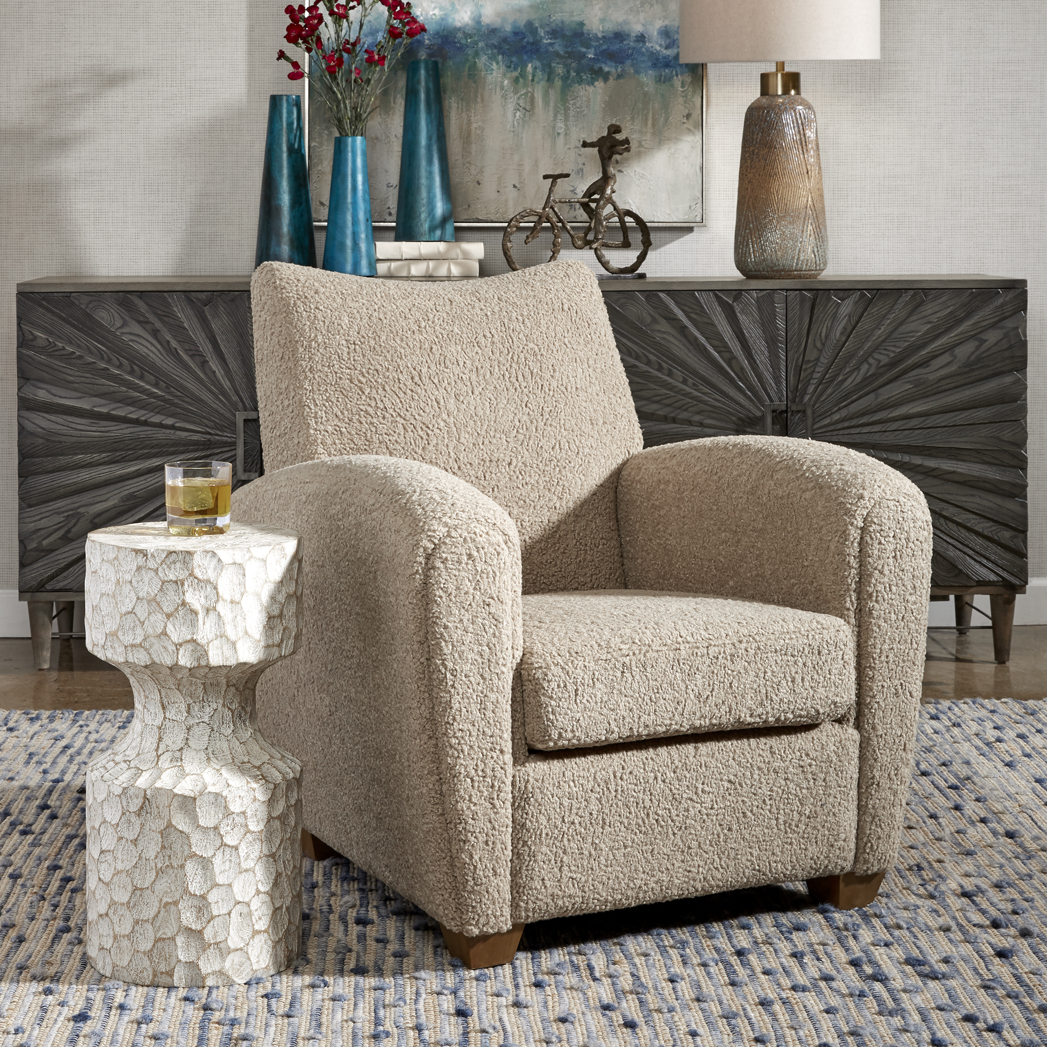 Uttermost Teddy Teddy Latte Accent Chair