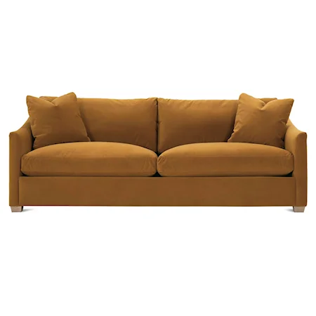 Contemporary Two Cushion Sofa