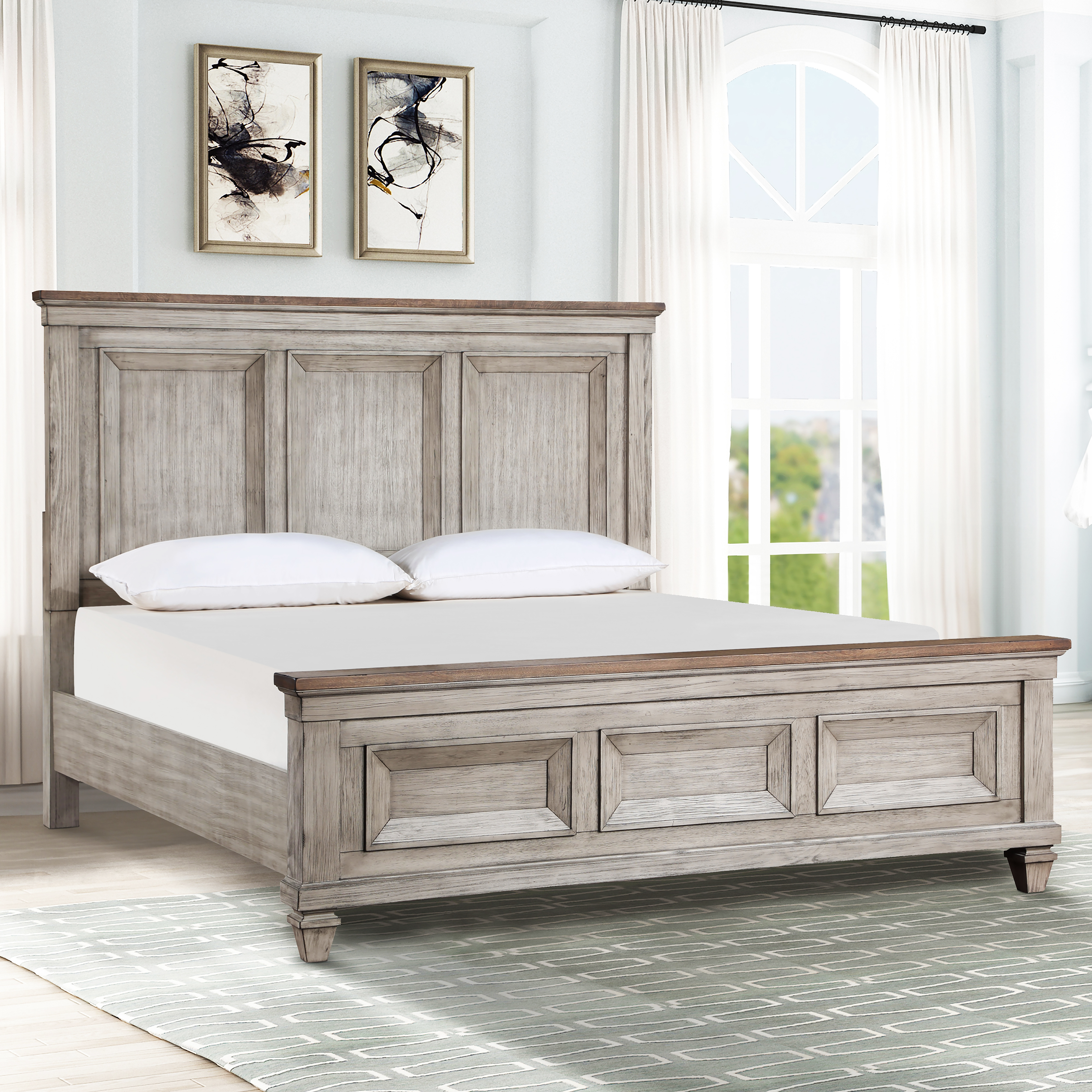 Queen Panel Bed